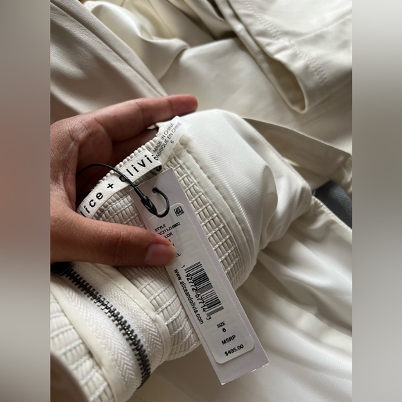 Alice Olivia CHELS DENIM CORSET SLEEVELESS JUMPSUIT: M | US 6 - Picture 8 of 9